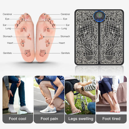 PainOver™ EMS-Pulse Foot Massage Pad