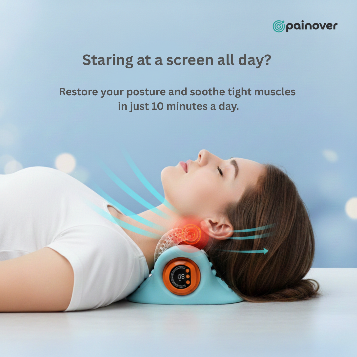 PainOver™ 4-in-1 Advanced Neck Massager